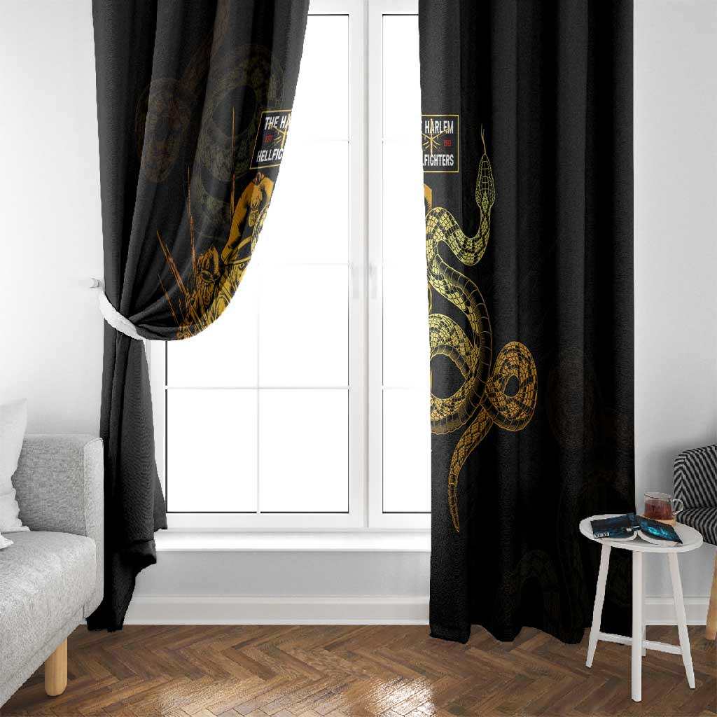 Harlem Hellfighters 369th Infantry Regiment Window Curtain Fight for Dignity WWII - African Pride