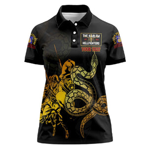 Harlem Hellfighters 369th Infantry Regiment Women Polo Shirt Fight for Dignity WWII - African Pride