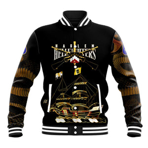 Harlem Hellfighters Baseball Jacket 369th Regiment Legacy at Sea - African Pride