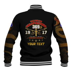 Harlem Hellfighters Baseball Jacket 369th Regiment Legacy at Sea - African Pride