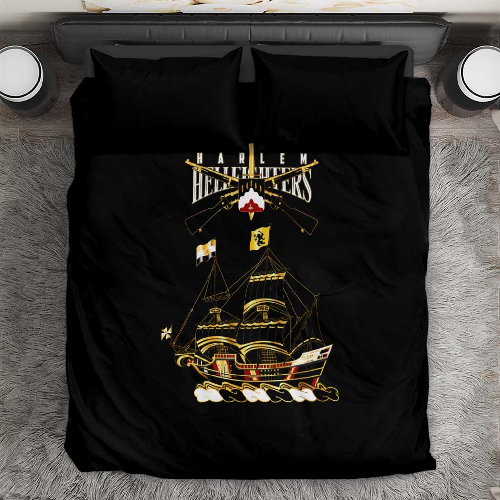 Harlem Hellfighters Bedding Set 369th Regiment Legacy at Sea - African Pride