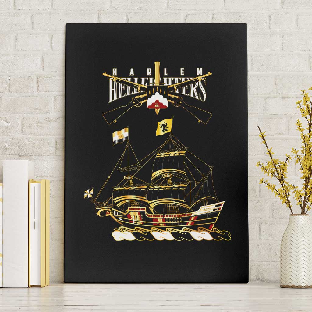 Harlem Hellfighters Canvas Wall Art 369th Regiment Legacy at Sea - African Pride
