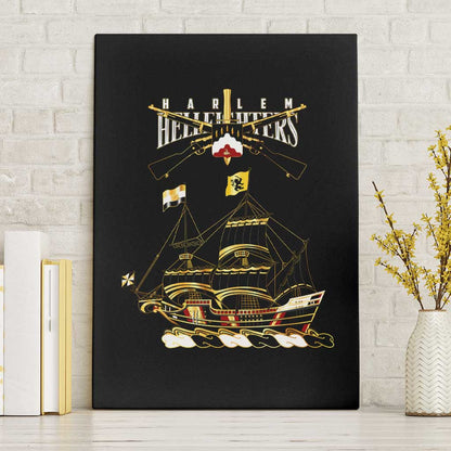 Harlem Hellfighters Canvas Wall Art 369th Regiment Legacy at Sea - African Pride