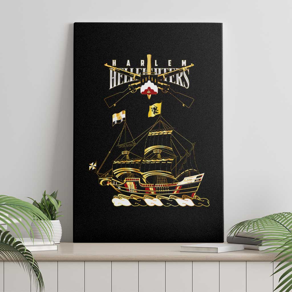 Harlem Hellfighters Canvas Wall Art 369th Regiment Legacy at Sea - African Pride
