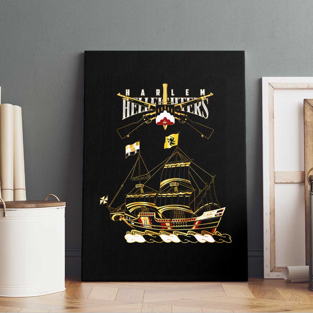 Harlem Hellfighters Canvas Wall Art 369th Regiment Legacy at Sea - African Pride