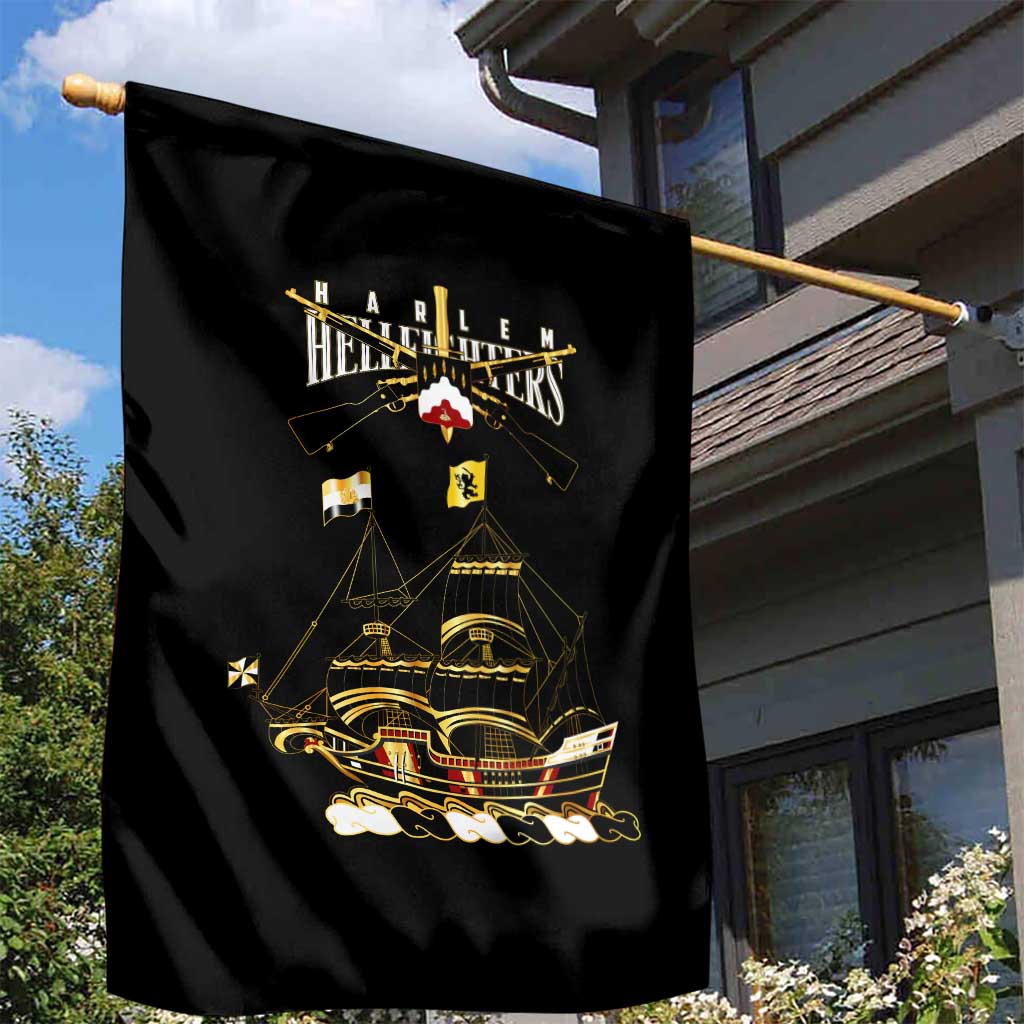 Harlem Hellfighters Garden Flag 369th Regiment Legacy at Sea - African Pride
