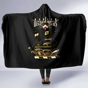 Harlem Hellfighters Hooded Blanket 369th Regiment Legacy at Sea - African Pride