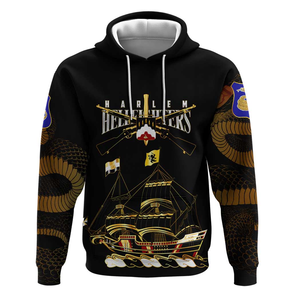 Harlem Hellfighters Hoodie 369th Regiment Legacy at Sea - African Pride