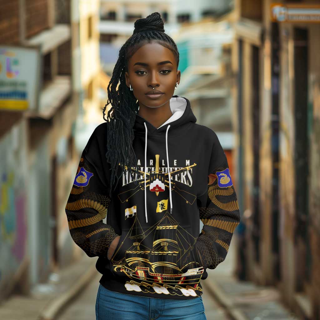 Harlem Hellfighters Hoodie 369th Regiment Legacy at Sea - African Pride