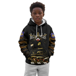 Harlem Hellfighters Kid Hoodie 369th Regiment Legacy at Sea - African Pride