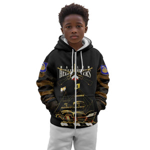 Harlem Hellfighters Kid Hoodie 369th Regiment Legacy at Sea - African Pride