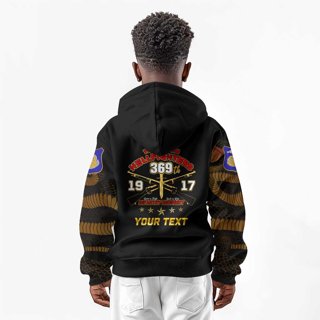 Harlem Hellfighters Kid Hoodie 369th Regiment Legacy at Sea - African Pride