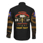 Harlem Hellfighters Long Sleeve Button Shirt 369th Regiment Legacy at Sea - African Pride