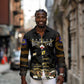 Harlem Hellfighters Long Sleeve Button Shirt 369th Regiment Legacy at Sea - African Pride