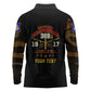 Harlem Hellfighters Long Sleeve Polo Shirt 369th Regiment Legacy at Sea - African Pride