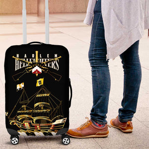 Harlem Hellfighters Luggage Cover 369th Regiment Legacy at Sea - African Pride