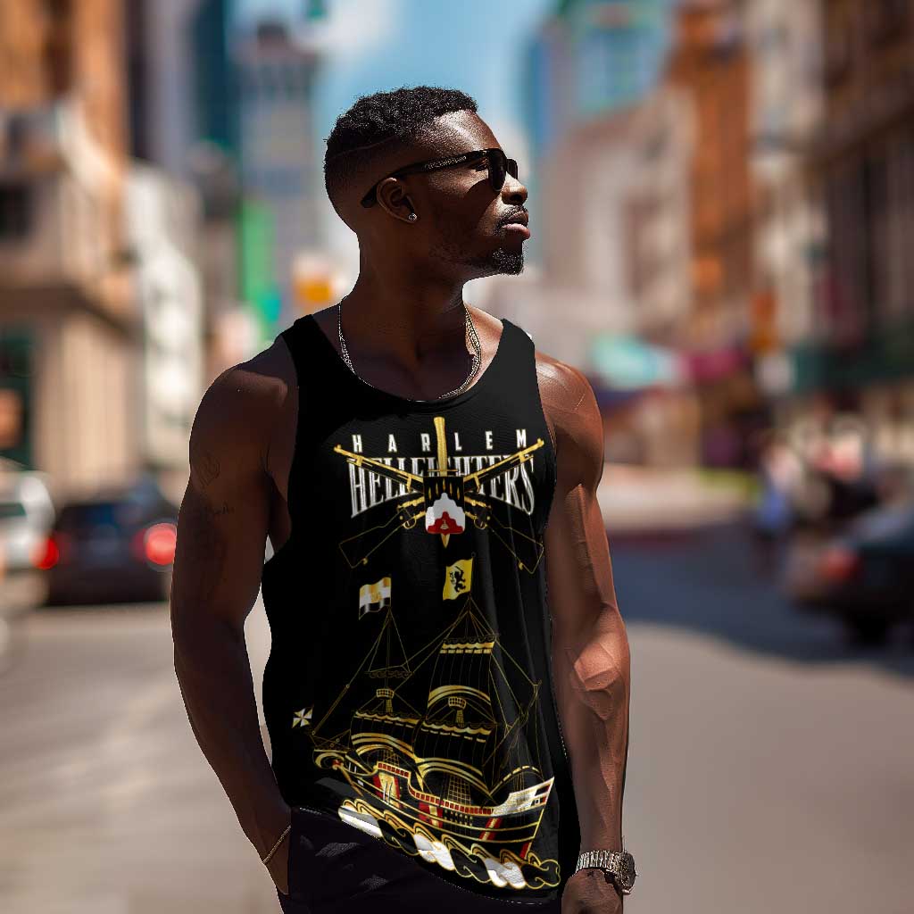 Harlem Hellfighters Men Tank Top 369th Regiment Legacy at Sea - African Pride
