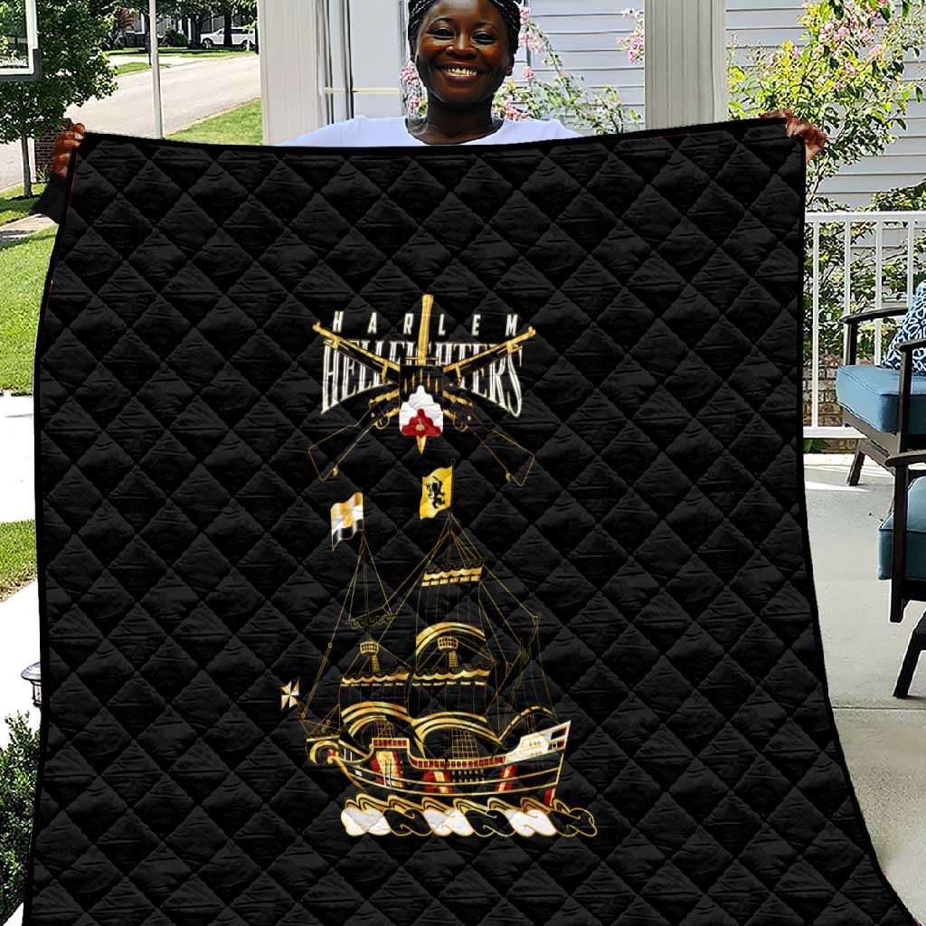 Harlem Hellfighters Quilt 369th Regiment Legacy at Sea - African Pride