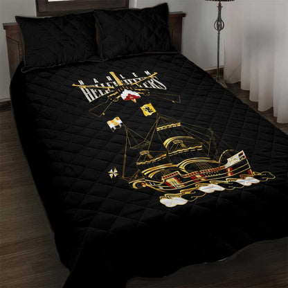 Harlem Hellfighters Quilt Bed Set 369th Regiment Legacy at Sea - African Pride