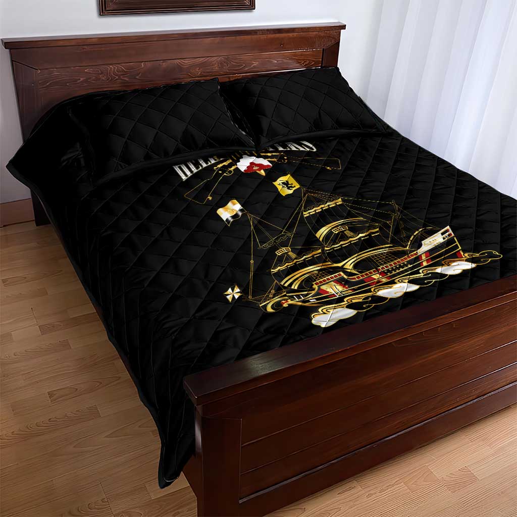 Harlem Hellfighters Quilt Bed Set 369th Regiment Legacy at Sea - African Pride