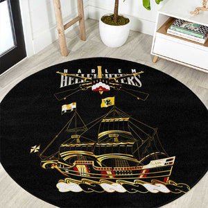 Harlem Hellfighters Round Carpet 369th Regiment Legacy at Sea - African Pride