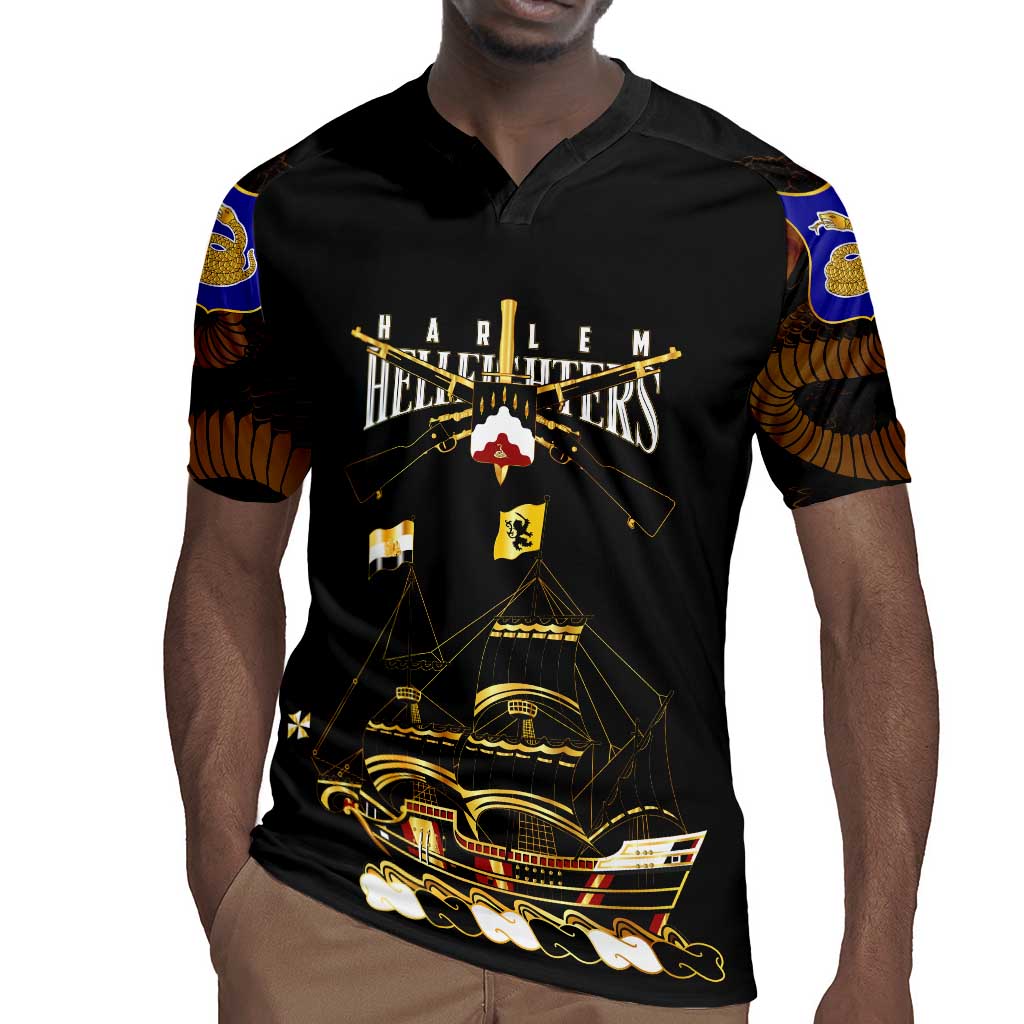 Harlem Hellfighters Rugby Jersey 369th Regiment Legacy at Sea - African Pride