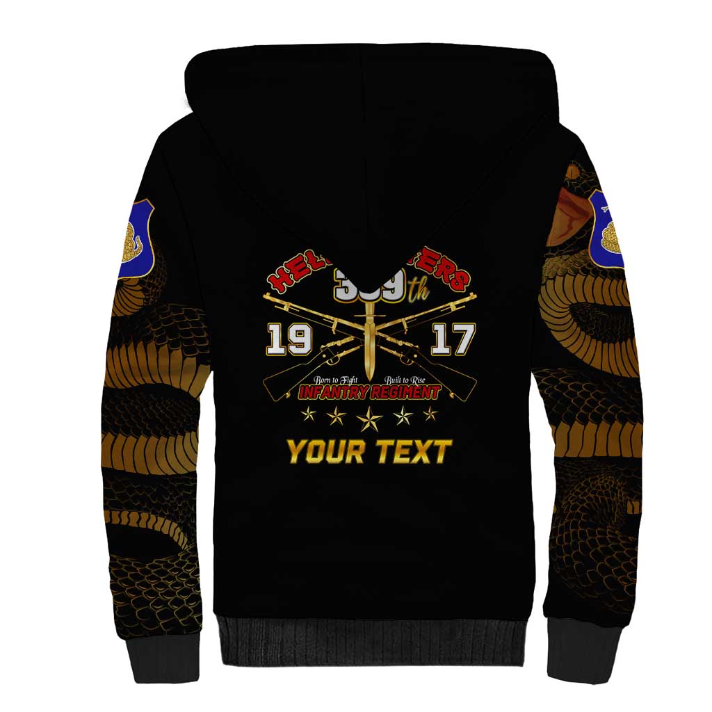 Harlem Hellfighters Sherpa Hoodie 369th Regiment Legacy at Sea - African Pride