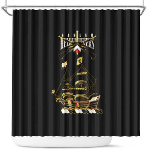 Harlem Hellfighters Shower Curtain 369th Regiment Legacy at Sea - African Pride