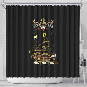 Harlem Hellfighters Shower Curtain 369th Regiment Legacy at Sea - African Pride
