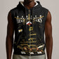 Harlem Hellfighters Sleeveless Zip Hoodie 369th Regiment Legacy at Sea - African Pride
