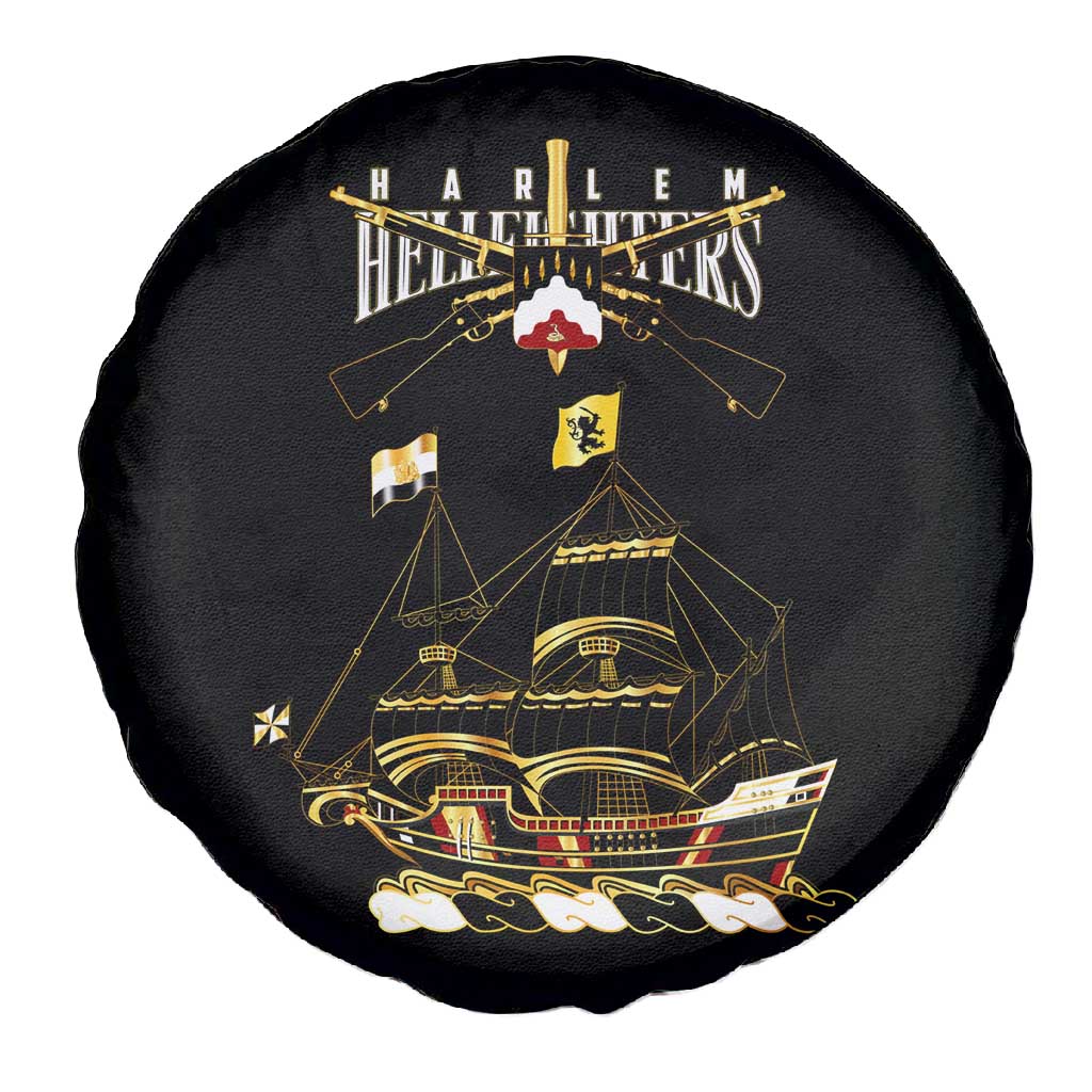 Harlem Hellfighters Spare Tire Cover 369th Regiment Legacy at Sea - African Pride