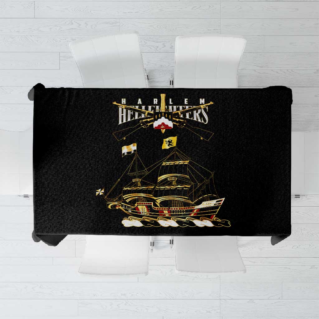 Harlem Hellfighters Tablecloth 369th Regiment Legacy at Sea - African Pride