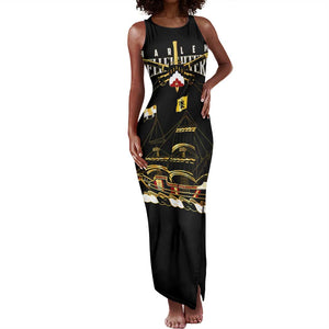 Harlem Hellfighters Tank Maxi Dress 369th Regiment Legacy at Sea - African Pride