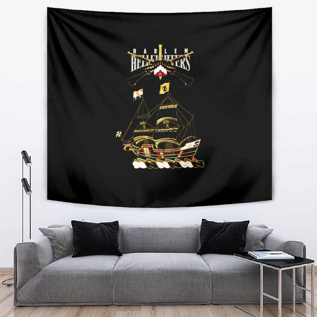Harlem Hellfighters Tapestry 369th Regiment Legacy at Sea - African Pride