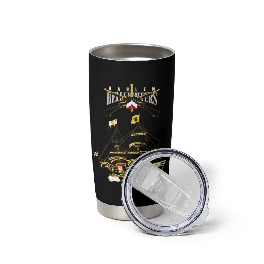 Harlem Hellfighters Tumbler Cup 369th Regiment Legacy at Sea - African Pride
