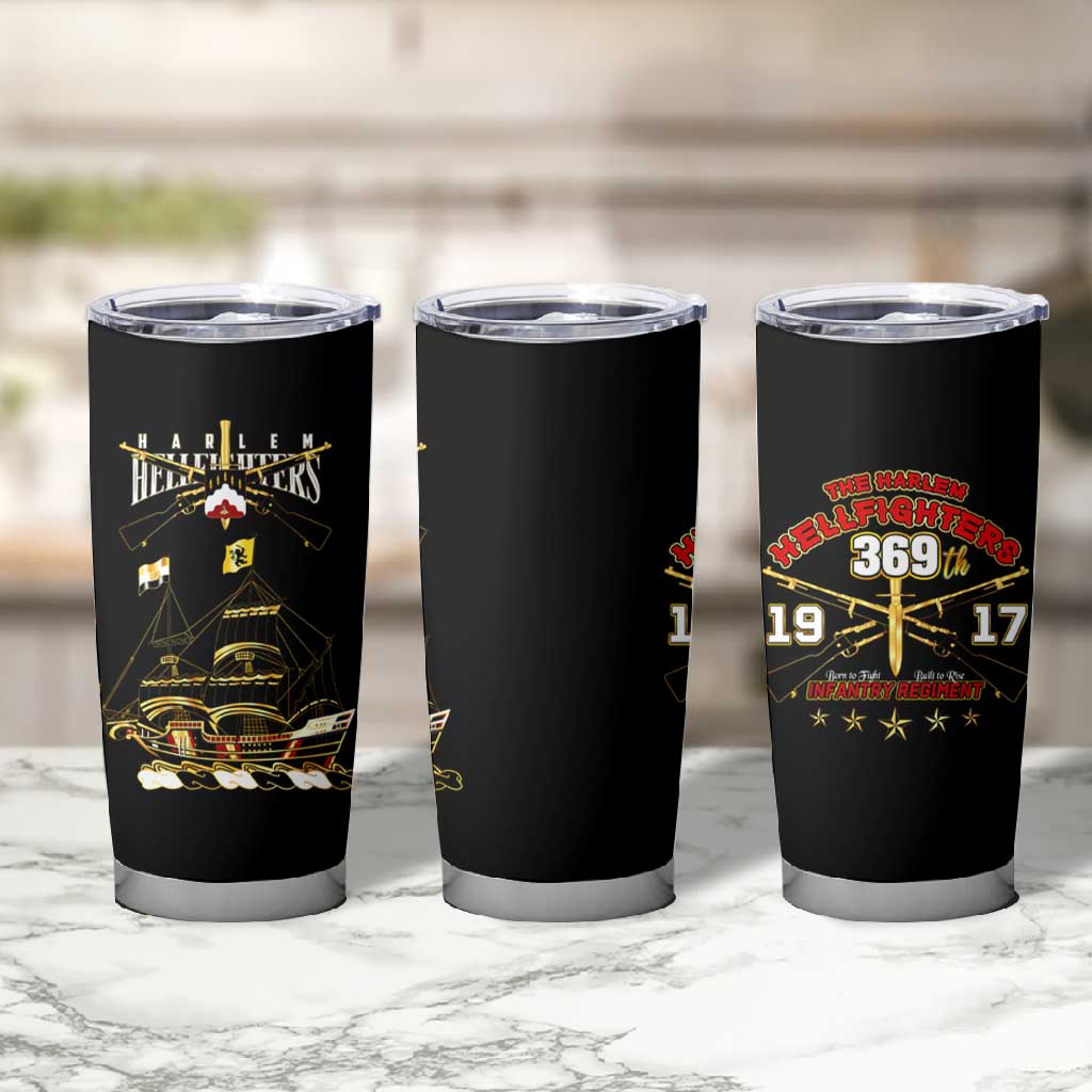 Harlem Hellfighters Tumbler Cup 369th Regiment Legacy at Sea - African Pride