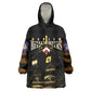 Harlem Hellfighters Wearable Blanket Hoodie 369th Regiment Legacy at Sea - African Pride