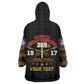 Harlem Hellfighters Wearable Blanket Hoodie 369th Regiment Legacy at Sea - African Pride