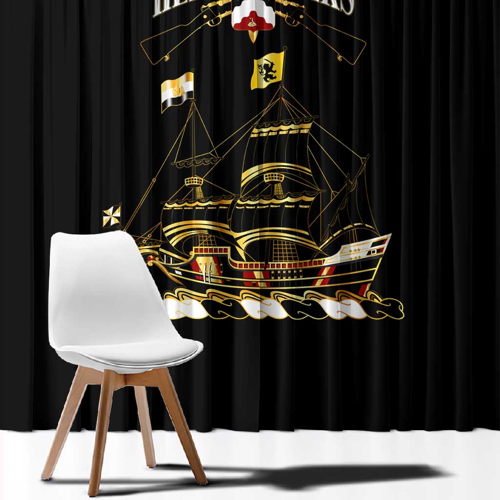 Harlem Hellfighters Window Curtain 369th Regiment Legacy at Sea - African Pride