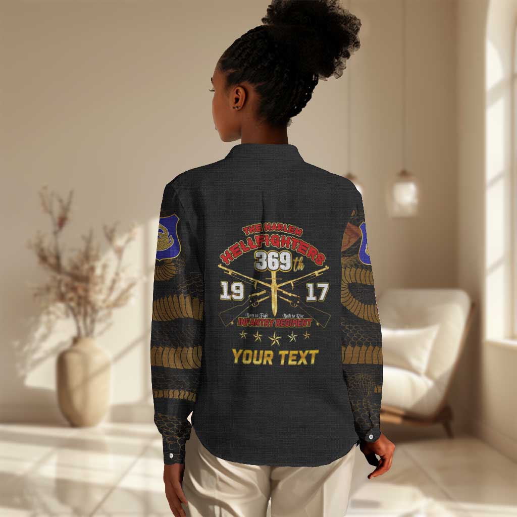 Harlem Hellfighters Women Casual Shirt 369th Regiment Legacy at Sea - African Pride