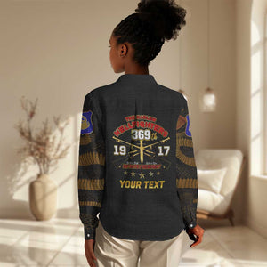 Harlem Hellfighters Women Casual Shirt 369th Regiment Legacy at Sea - African Pride
