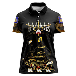 Harlem Hellfighters Women Polo Shirt 369th Regiment Legacy at Sea - African Pride