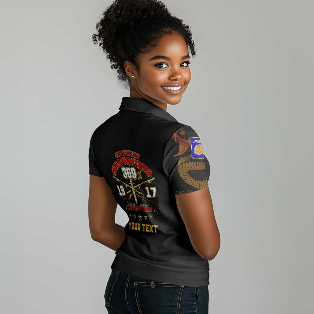 Harlem Hellfighters Women Polo Shirt 369th Regiment Legacy at Sea - African Pride