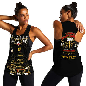 Harlem Hellfighters Women Racerback Tank 369th Regiment Legacy at Sea - African Pride