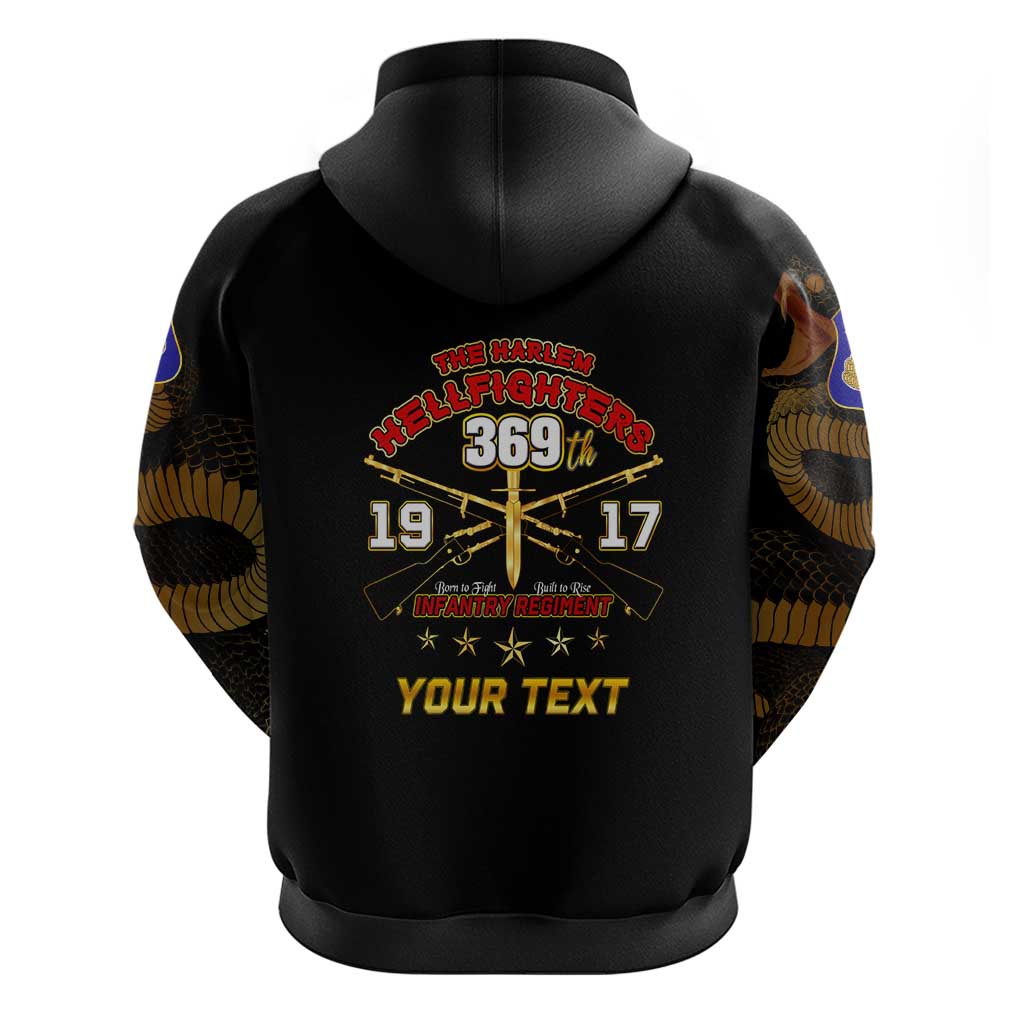 Harlem Hellfighters Zip Hoodie 369th Regiment Legacy at Sea - African Pride