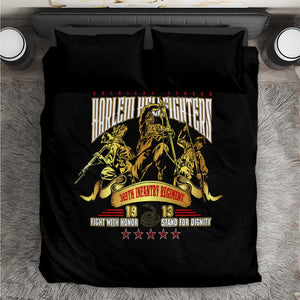Harlem Hellfighters 1913 Bedding Set Fight with Honor, Stand for Dignity - 369th Infantry Regiment - African Pride