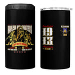Harlem Hellfighters 1913 4 in 1 Can Cooler Tumbler Fight with Honor, Stand for Dignity - 369th Infantry Regiment - African Pride