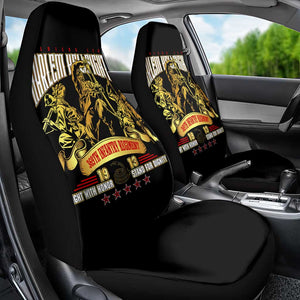 Harlem Hellfighters 1913 Car Seat Cover Fight with Honor, Stand for Dignity - 369th Infantry Regiment - African Pride
