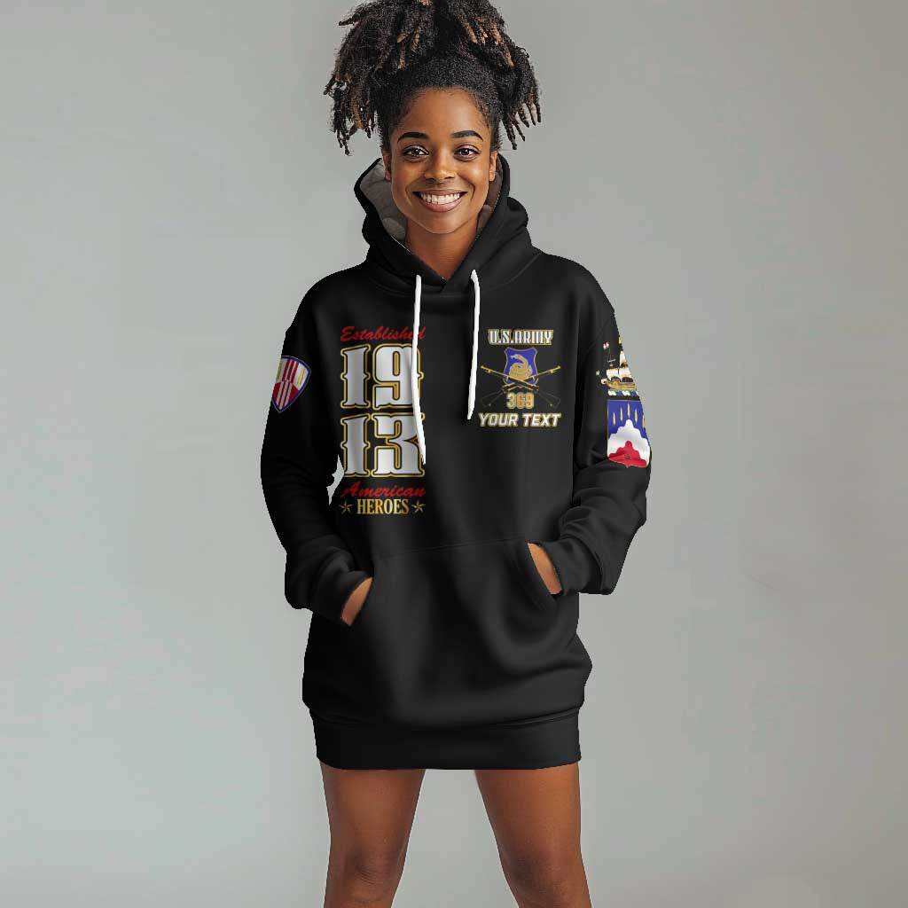 Harlem Hellfighters 1913 Hoodie Dress Fight with Honor, Stand for Dignity - 369th Infantry Regiment - African Pride