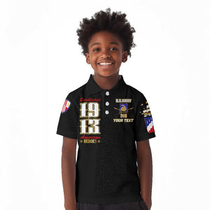 Harlem Hellfighters 1913 Kid Polo Shirt Fight with Honor, Stand for Dignity - 369th Infantry Regiment - African Pride